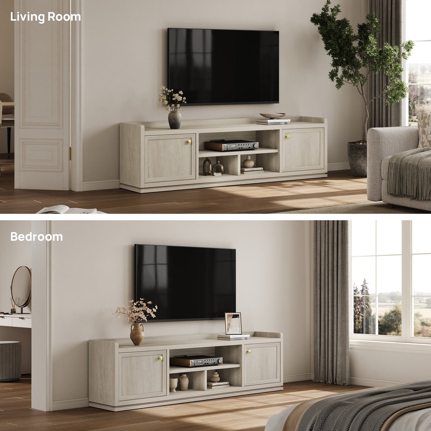 Meuble TV Helio pour téléviseur 75 pouces 