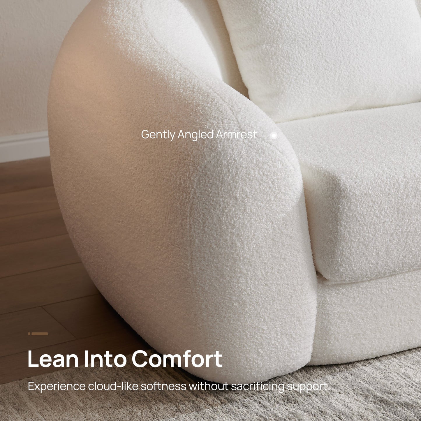 Fauteuil-canapé Nimbus, siège simple 