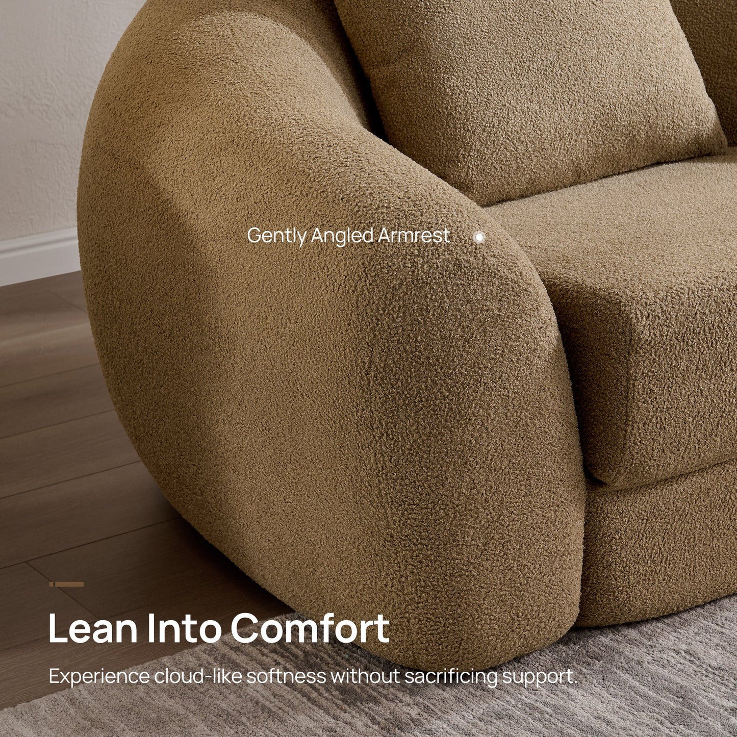 Fauteuil-canapé Nimbus, siège simple 