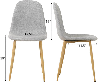 Ensemble de 5 meubles de salle à manger : table à manger et 4 chaises de cuisine