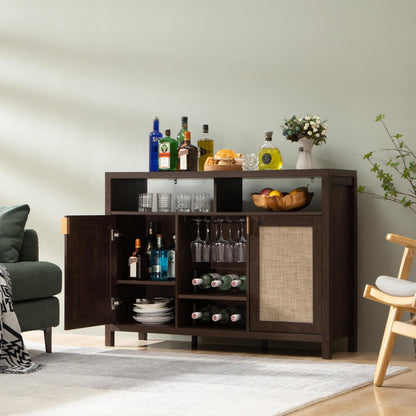 Meuble bar Savanna avec porte-verres