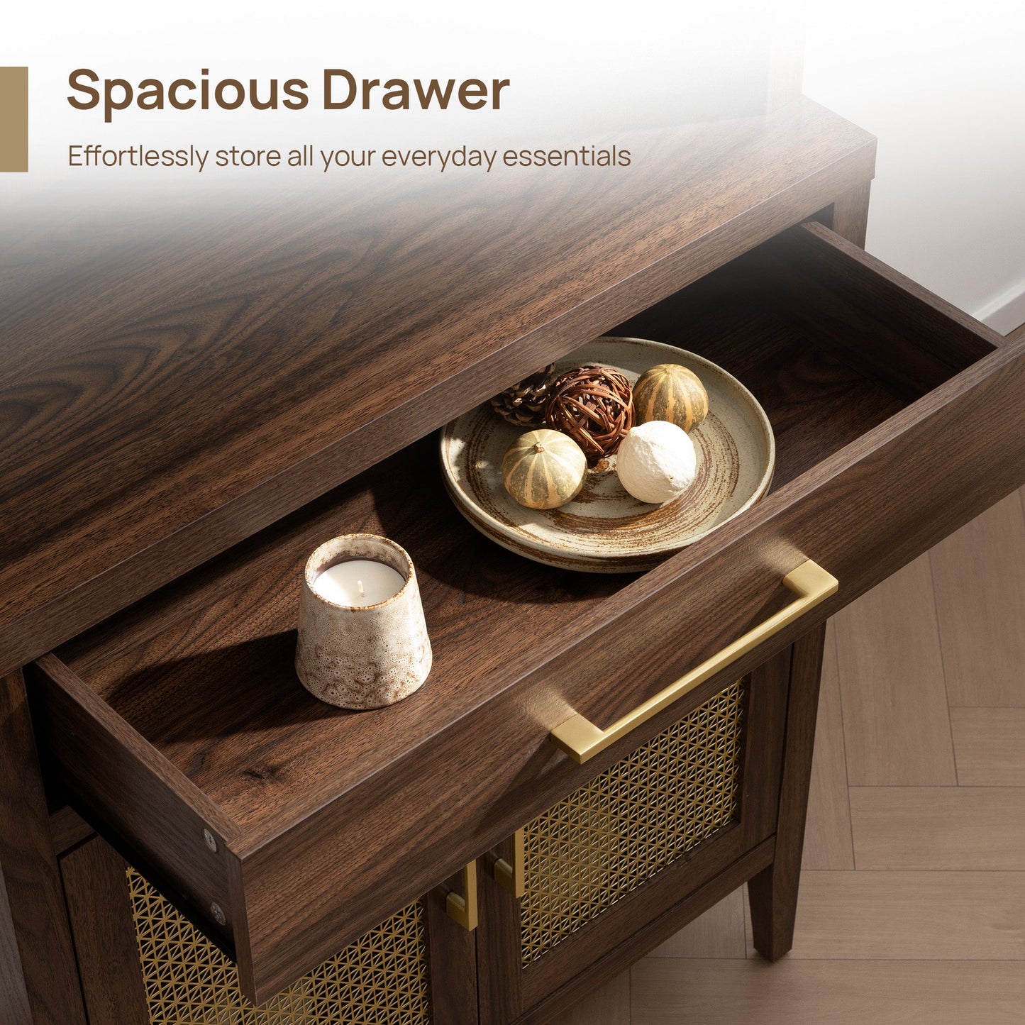 Ensemble buffet et table de chevet Andy 