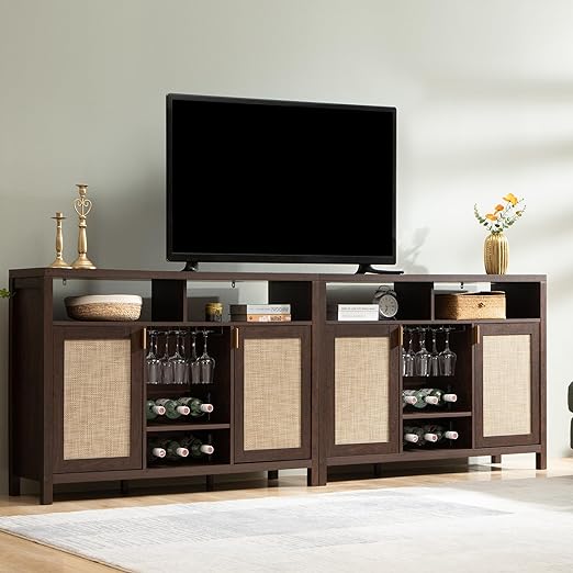 Meuble bar Savanna avec porte-verres