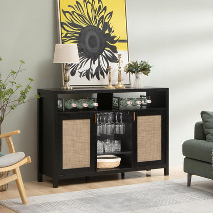 Meuble bar Savanna avec porte-verres