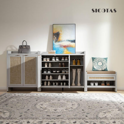 Meuble à chaussures Savanna, 30 paires de chaussures 