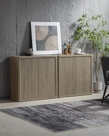 Console TV Cas avec 2 portes