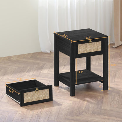 Table de chevet Savanna avec portes 