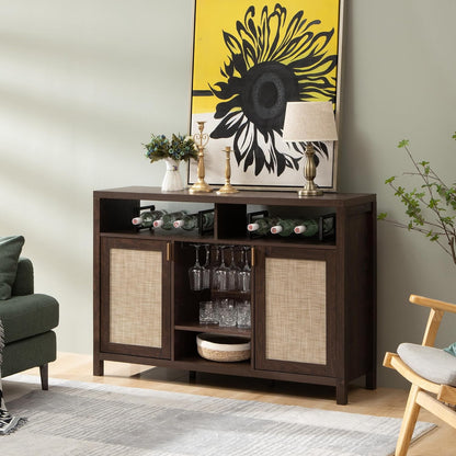 Meuble bar Savanna avec porte-verres