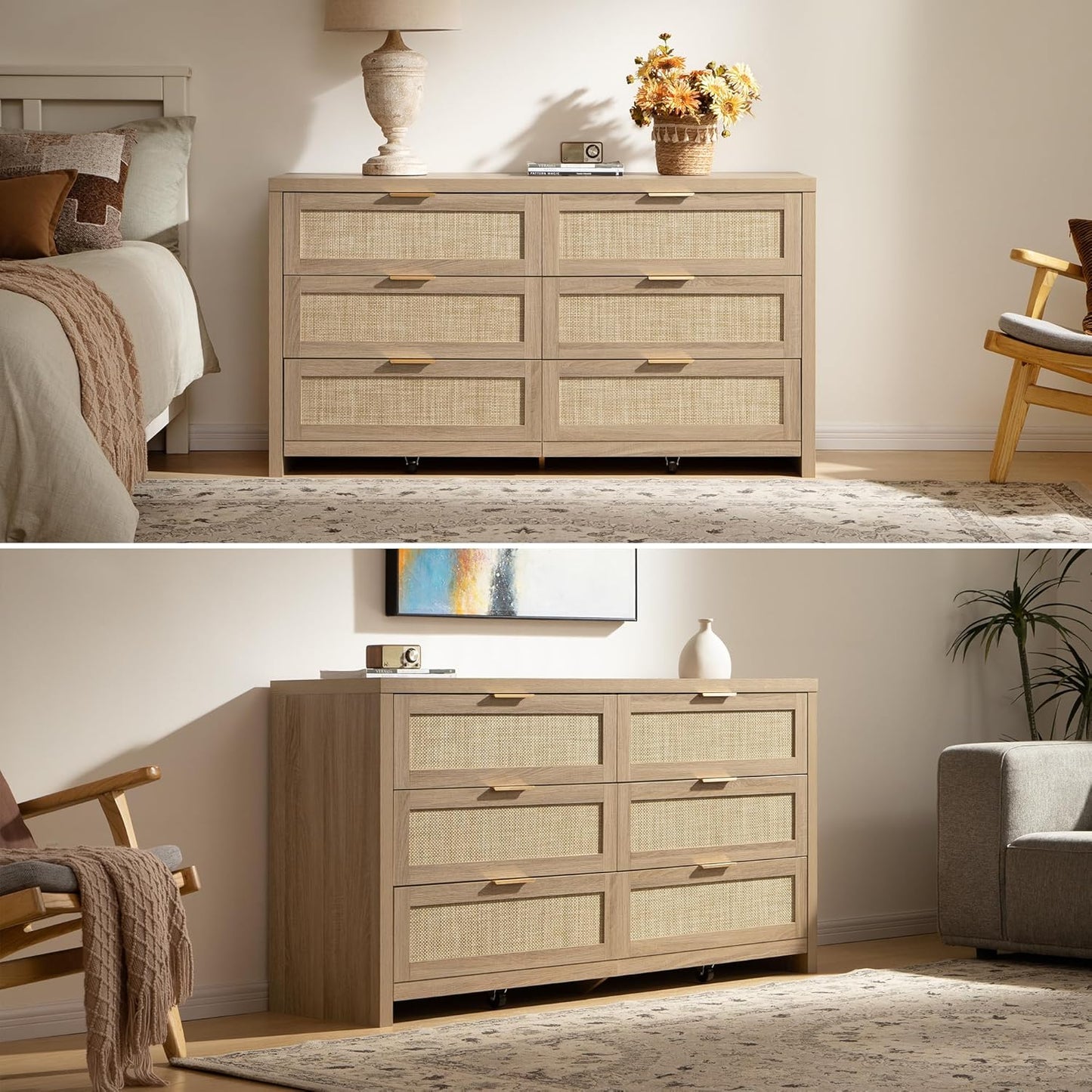 Commode Savanna 6 tiroirs 