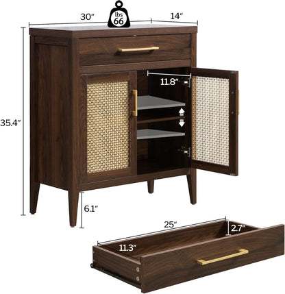 Ensemble buffet et table de chevet Andy 