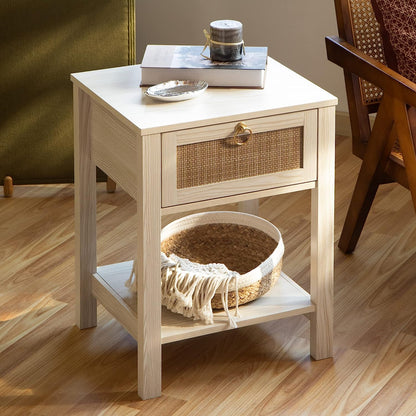 Table de chevet Terra avec 1 tiroir 