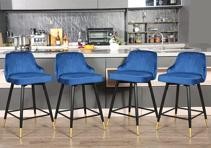 Ensemble de 2 tabourets de bar pivotants