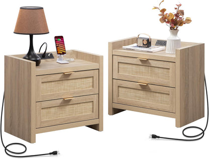 Table de chevet Savanna avec station de charge 