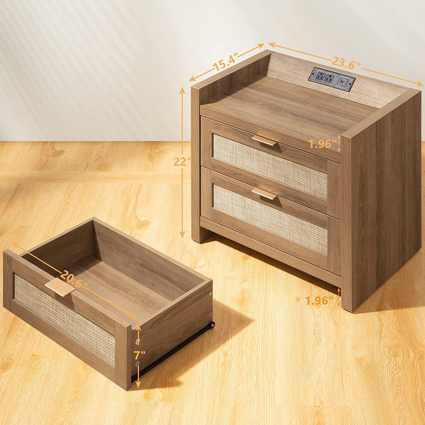 Ensemble de commode Savanna avec tiroirs 
