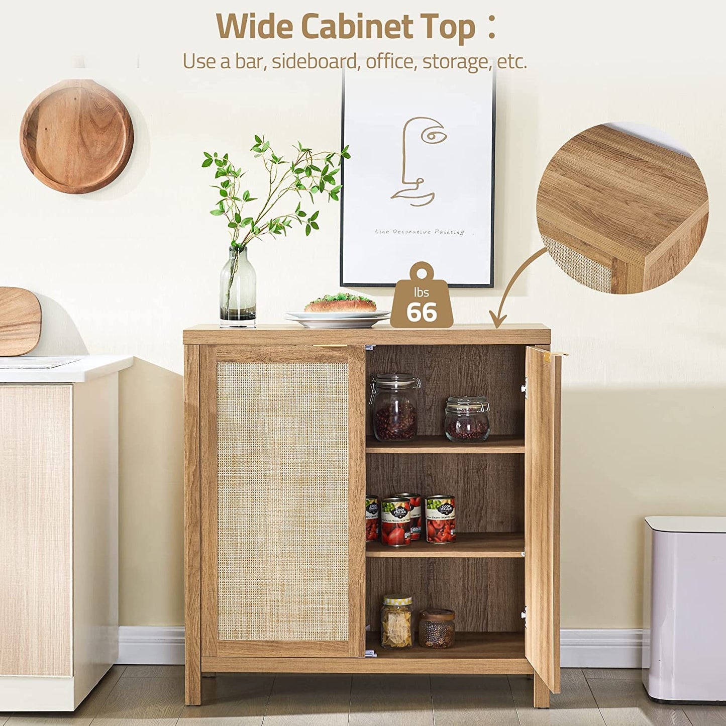 Meuble TV Savanna avec portes 