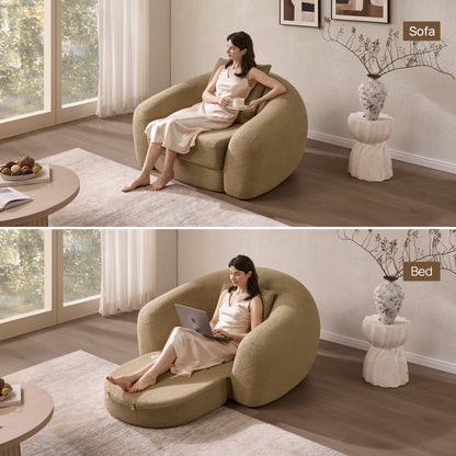 Fauteuil-canapé Nimbus, siège simple 