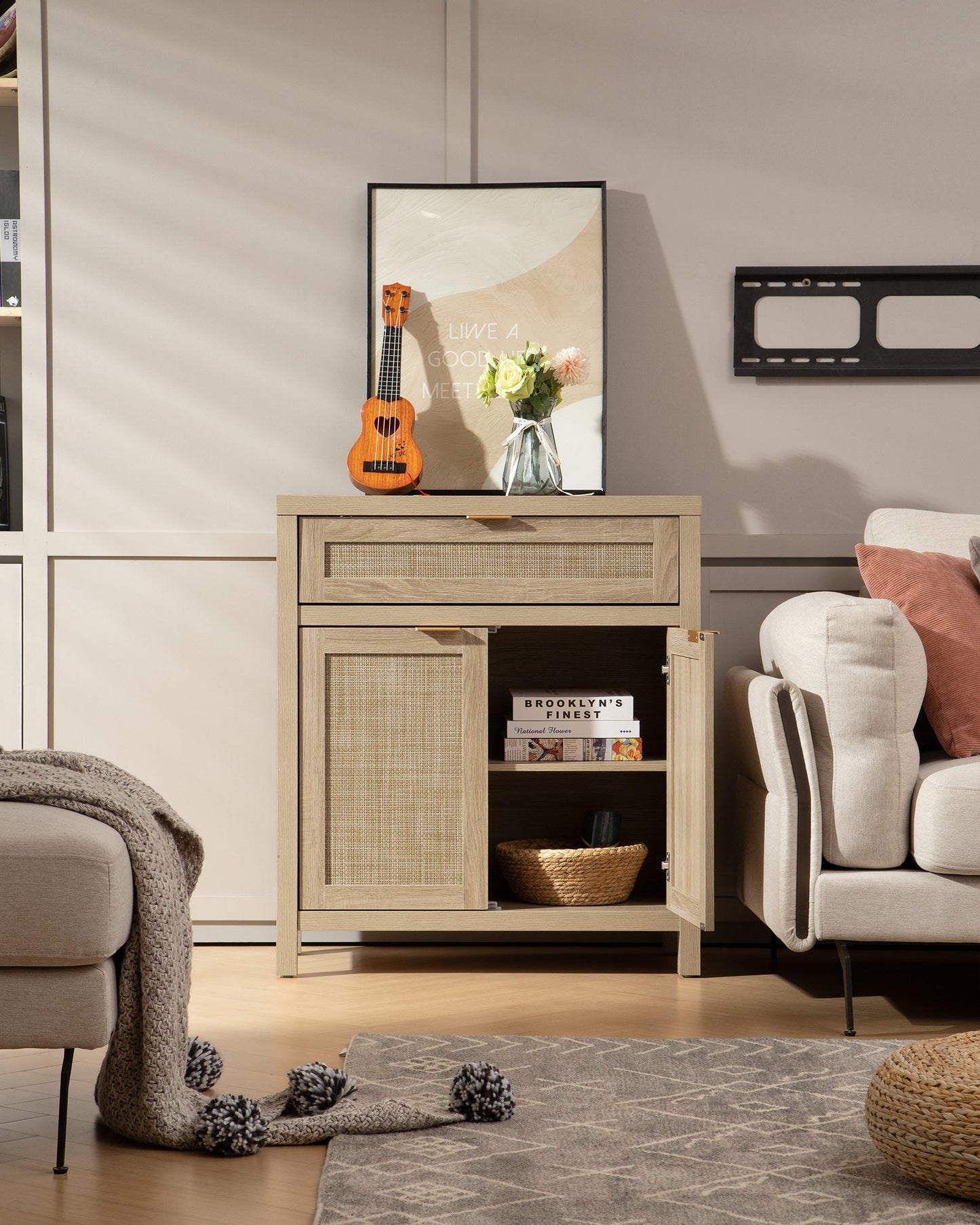 Meuble TV Savanna avec tiroir 