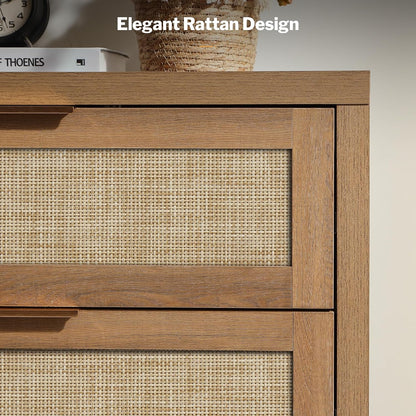 Ensemble commode, armoire et table de chevet Savanna à 6 tiroirs 