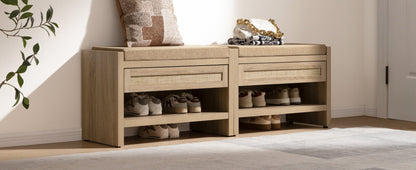 Banc à chaussures Savanna avec rangement 
