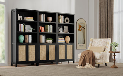 Bibliothèque noire haute Savanna de 70,9 po 