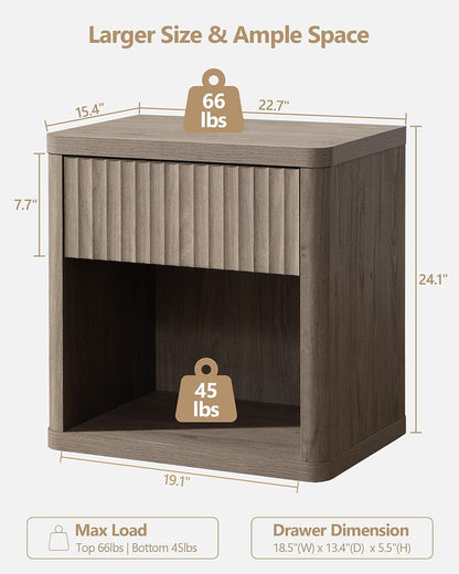 Ensemble commode et table de chevet Cas