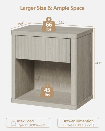 Ensemble commode et table de chevet Cas