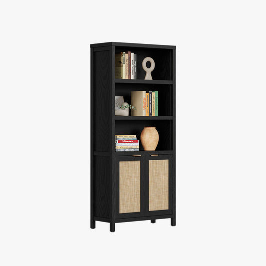 Bibliothèque noire haute Savanna de 70,9 po 