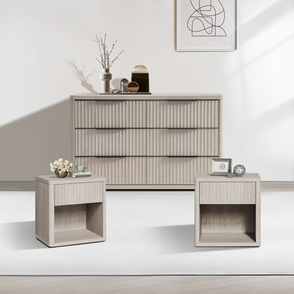 Ensemble commode et table de chevet Cas