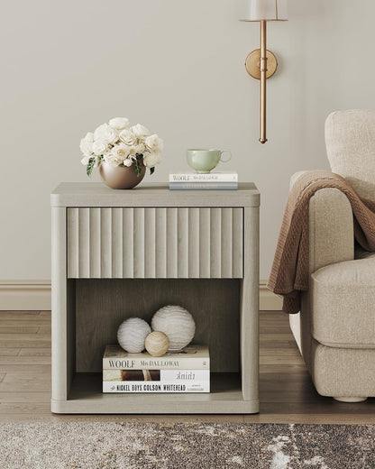 Table de chevet Cas avec tiroir simple 