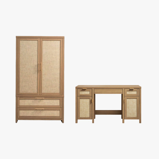 Ensemble coiffeuse et armoire Savanna 