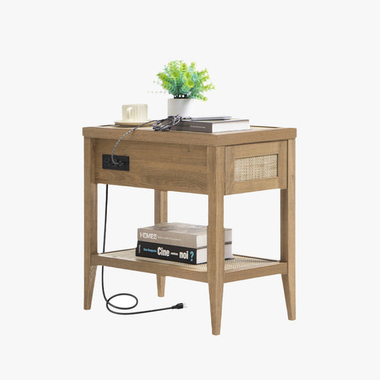 Table de chevet Savanna avec station de charge