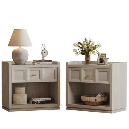 Table de chevet Helio, 26 pouces de large 