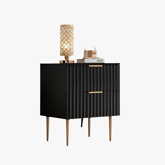 Table de chevet noire Opus