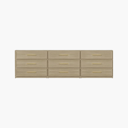 Commode modulaire Crescent avec tiroirs 