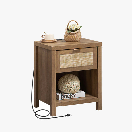 Table de chevet Savanna avec station de charge