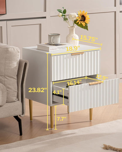 Table de chevet noire Opus