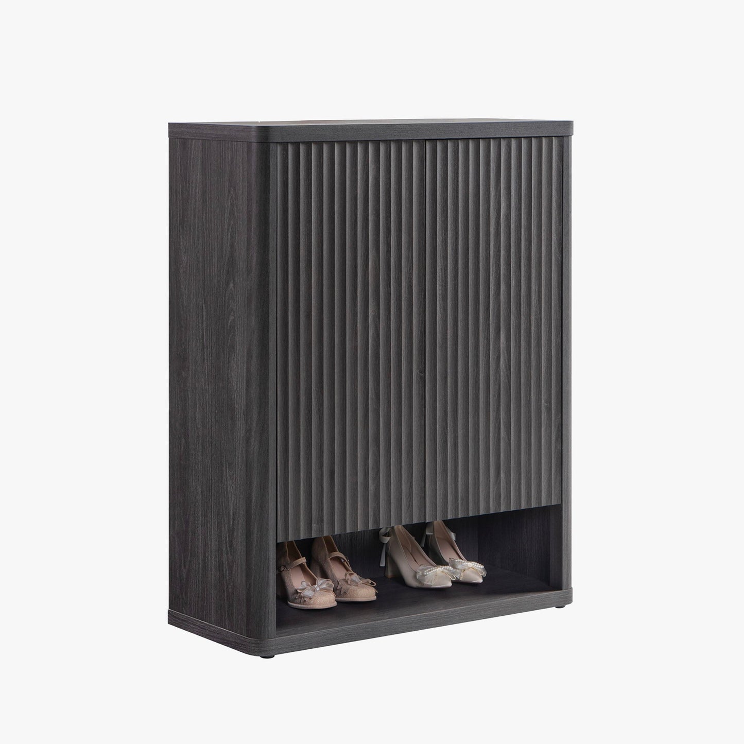 Meuble à chaussures noir Cas pour l'entrée 
