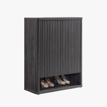Meuble à chaussures noir Cas pour l'entrée 