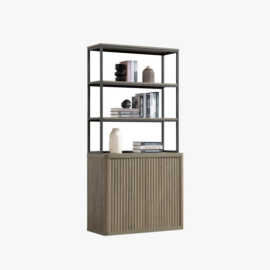 Bibliothèque Cas 70,9 pouces avec 2 portes
