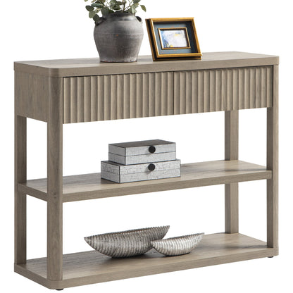 Console étroite Cas avec tiroirs