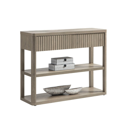 Console étroite Cas avec tiroirs