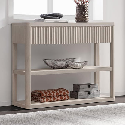 Console étroite Cas avec tiroirs