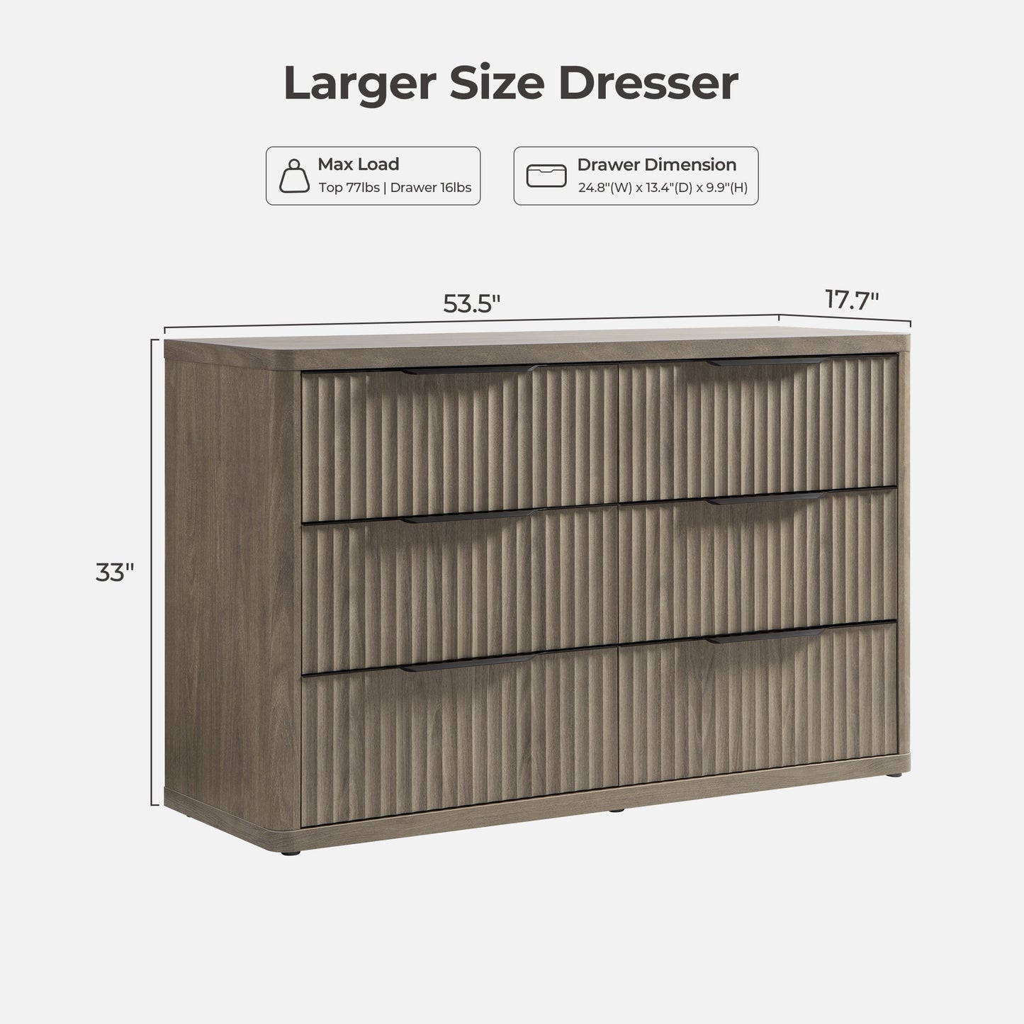 Commode Cas 6 tiroirs 