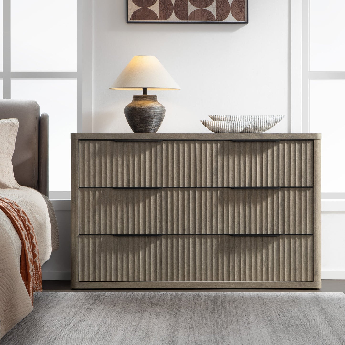 Commode Cas, 6 tiroirs 