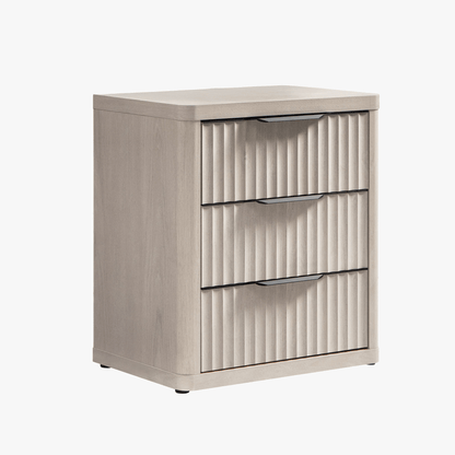 Tables de chevet Cas, 3 tiroirs 