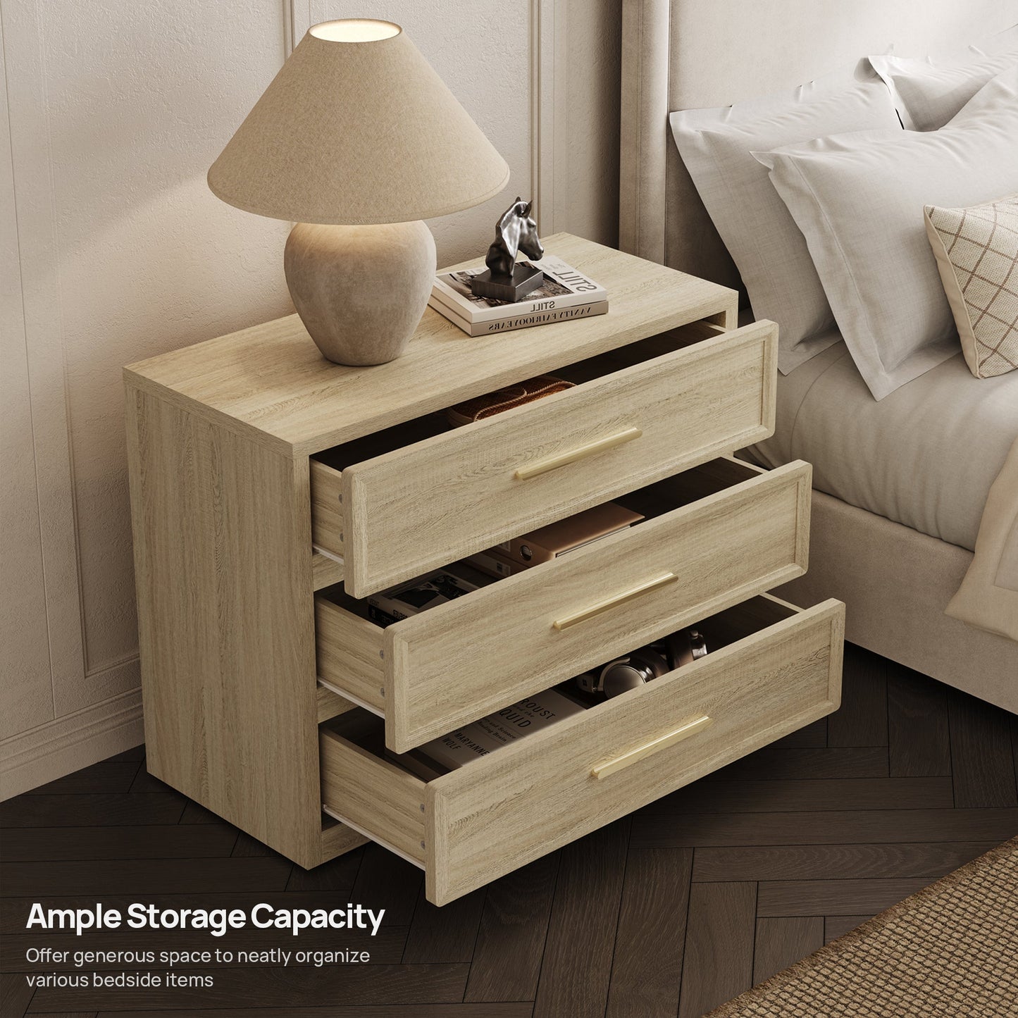 Commode modulaire Crescent avec tiroirs 