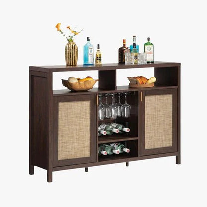 Meuble bar Savanna avec porte-verres