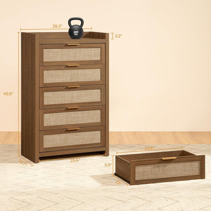 Commode 5 tiroirs Savanna 