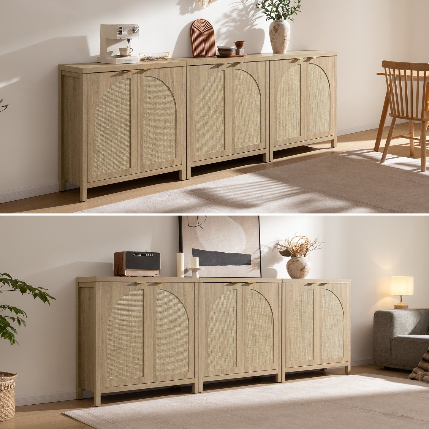 Buffet Savanna avec portes cintrées 