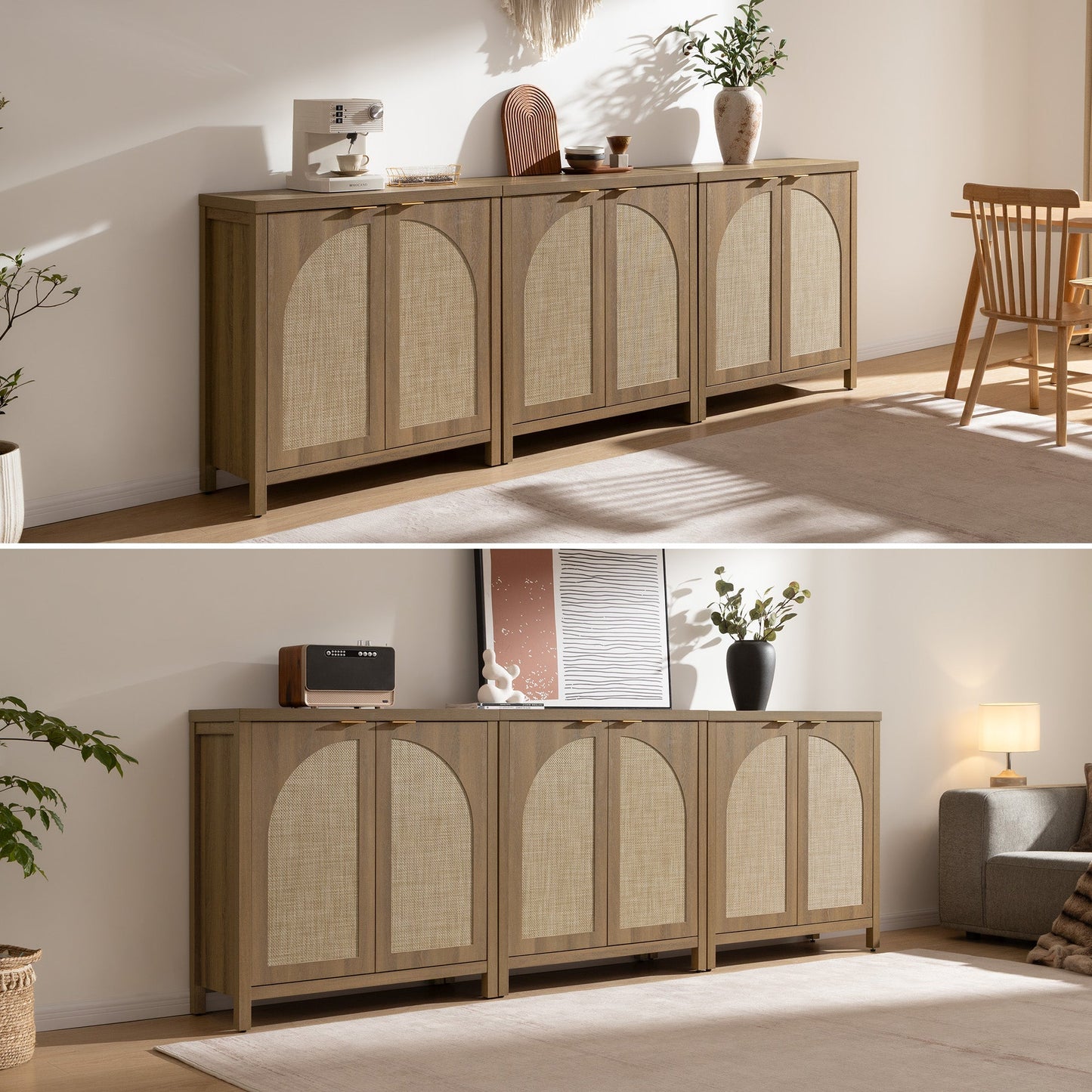 Buffet Savanna avec portes cintrées 